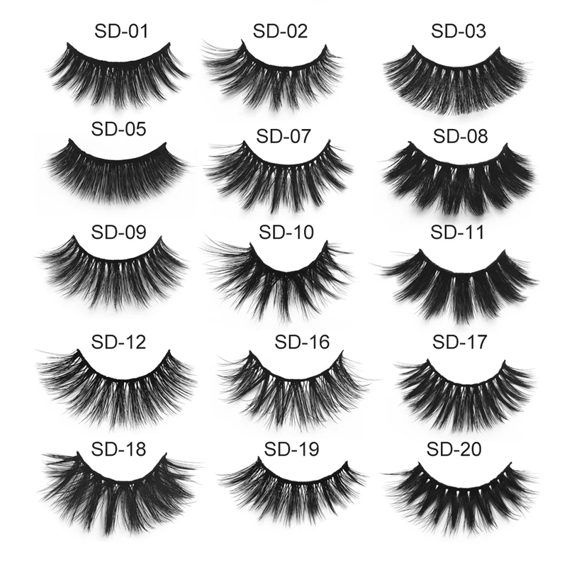 Free shipping SD series 20 styles Without LOGO False eyelashes Private label, Natural black
Free shipping SD series 20 styles Without LOGO False eyelashes Private label, Natural black