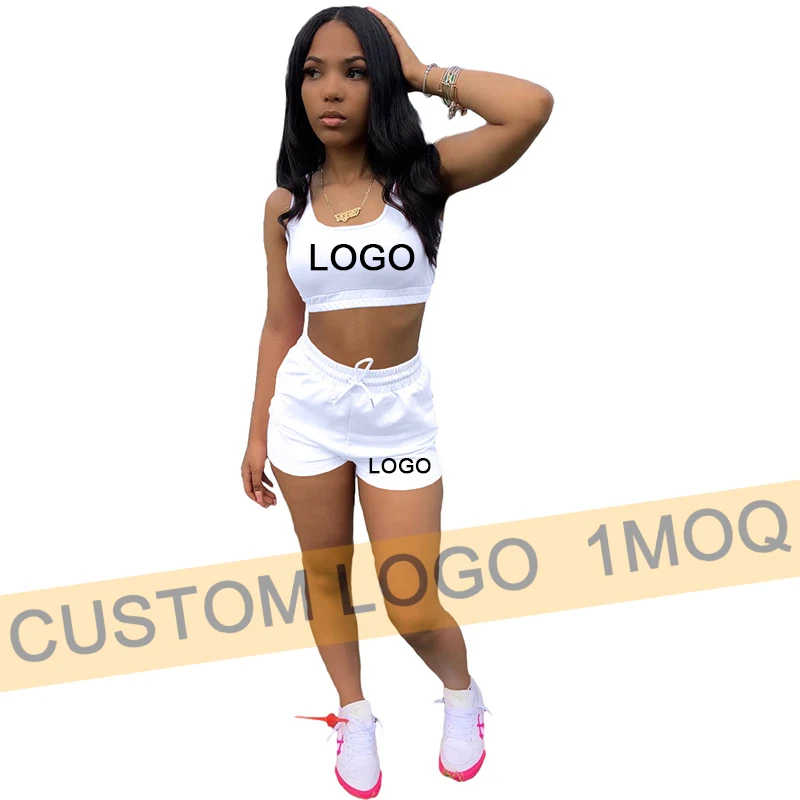 Summer New Women'S Tracksuite Custom Sets Custom Two Piece Set Solid Color Ladies Suit Vest 2 Piece Shorts Set, Customized color
Summer New Women'S Tracksuite Custom Sets Custom Two Piece Set Solid Color Ladies Suit Vest 2 Piece Shorts Set, Customized color