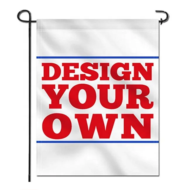 Customized Single & Double Sided Full Color Garden Flag with Heat Transfer Printing for Home Wedding Party Decoration
Customized Single & Double Sided Full Color Garden Flag with Heat Transfer Printing for Home Wedding Party Decoration