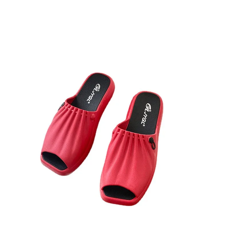 Women shoes 2021 trend wearing muffin sandals comfortable thick bottomed fish mouth women's slippers
Women shoes 2021 trend wearing muffin sandals comfortable thick bottomed fish mouth women's slippers
