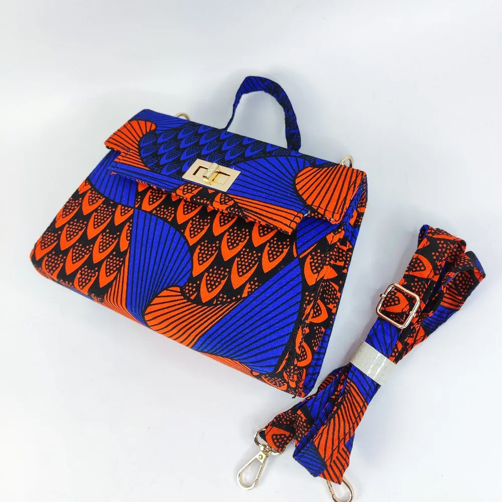 Ladies Handbag African Print 100% Cotton Wax Fabric Wholesale Accessories, As pictures
Ladies Handbag African Print 100% Cotton Wax Fabric Wholesale Accessories, As pictures