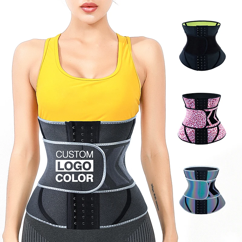 Flysun 2020 Custom Logo Slim Body High Waist Double Compression Belt Breathable Corset Waist Trainer With 3 Hooks
Flysun 2020 Custom Logo Slim Body High Waist Double Compression Belt Breathable Corset Waist Trainer With 3 Hooks