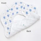 Boys Girls Eco-Friendly Waterproof Baby Bandana Cotton Bib Baby Washable Bib