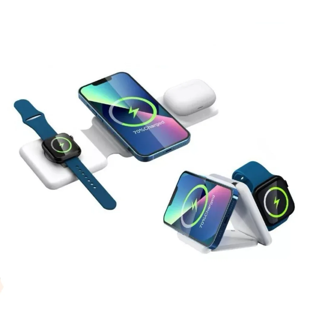 Top Selling 3 in 1 Magnetic Foldable Desk Phone Charger For Phone series 15W Fast Charging Wireless Charger
Top Selling 3 in 1 Magnetic Foldable Desk Phone Charger For Phone series 15W Fast Charging Wireless Charger