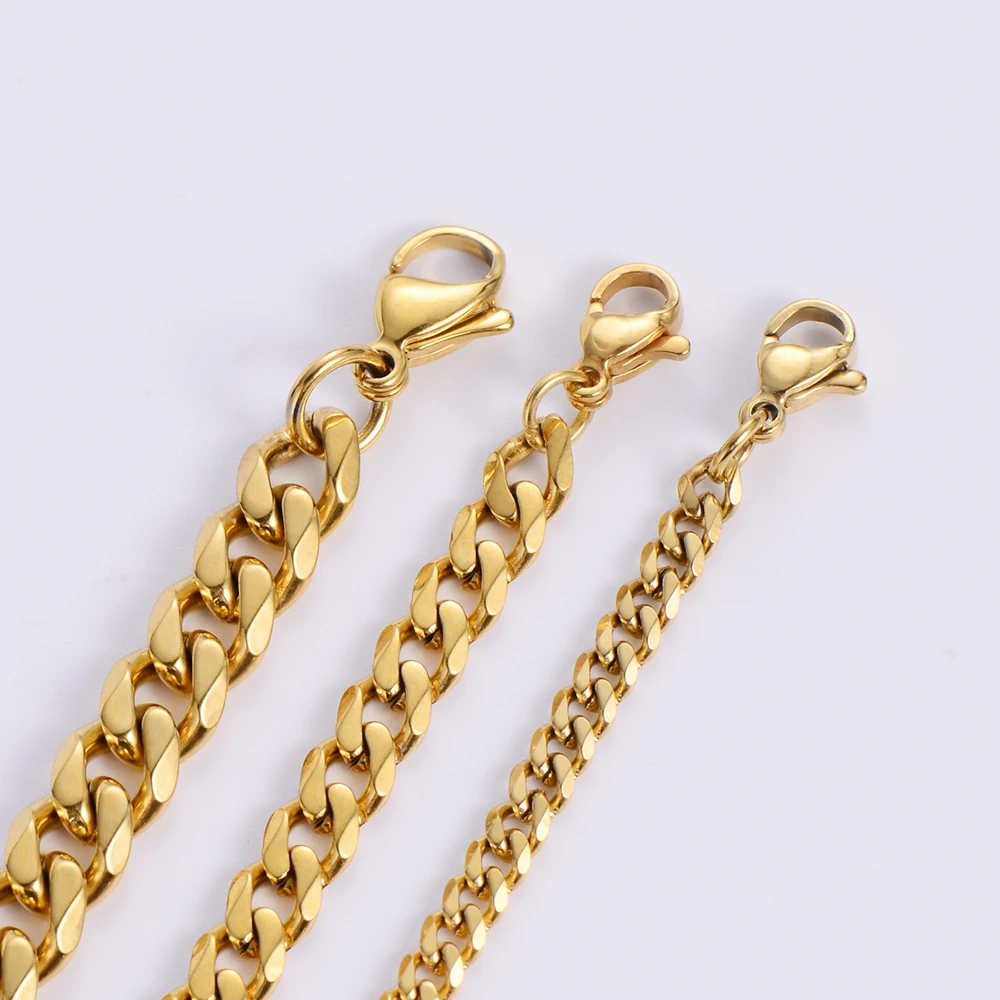 wholesale hip hop womens men necklaces cadenas cubanas 18k gold plated thick cuban link chain stainless steel, 18k gold, silver
wholesale hip hop womens men necklaces cadenas cubanas 18k gold plated thick cuban link chain stainless steel, 18k gold, silver
