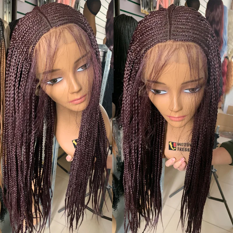 In stock african color hand Imitative human hair 12inch braided hd full lace front wigs with baby hair
In stock african color hand Imitative human hair 12inch braided hd full lace front wigs with baby hair