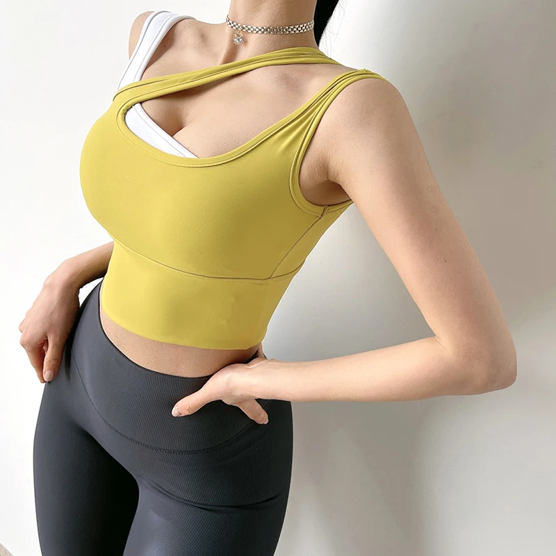 custom logo women's Fitness Seamless bras cross crop top sports Yoga pad bra running jogging bra Shockproof Push Up for women
custom logo women's Fitness Seamless bras cross crop top sports Yoga pad bra running jogging bra Shockproof Push Up for women