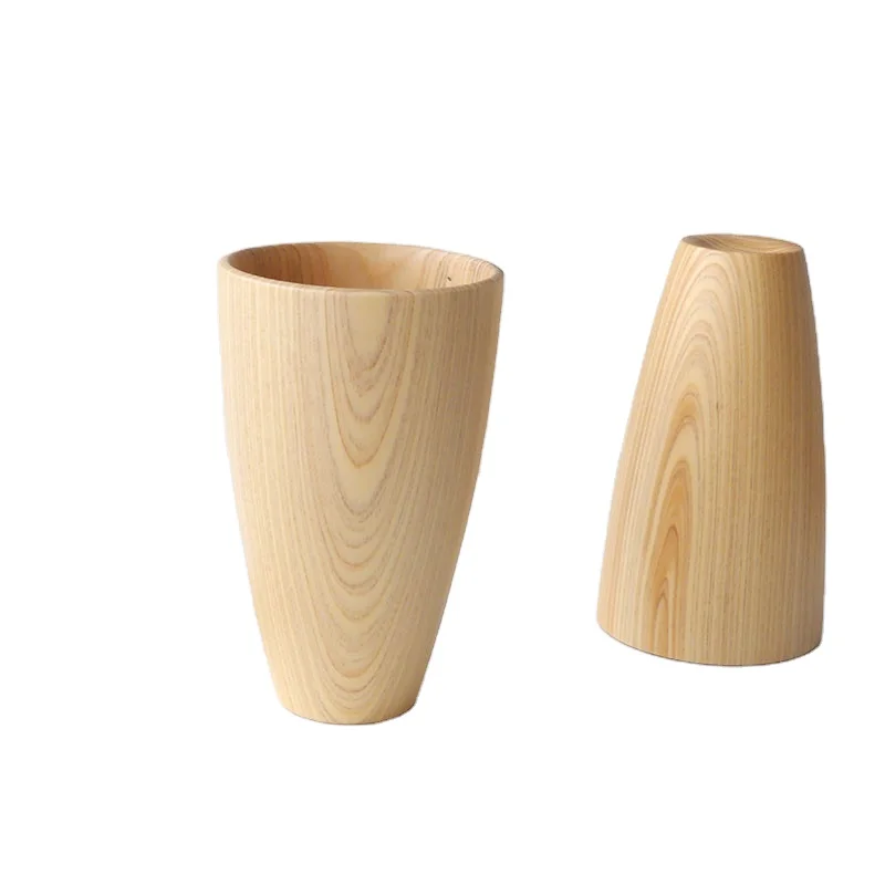 Diyue Housewares DIY081007 Factory Wholesale Stock Wooden Drink Water Cup Eco Portable Picnic Mugs Solid Fir Wood Milk Tea Cups, Natural wood color 
Diyue Housewares DIY081007 Factory Wholesale Stock Wooden Drink Water Cup Eco Portable Picnic Mugs Solid Fir Wood Milk Tea Cups, Natural wood color