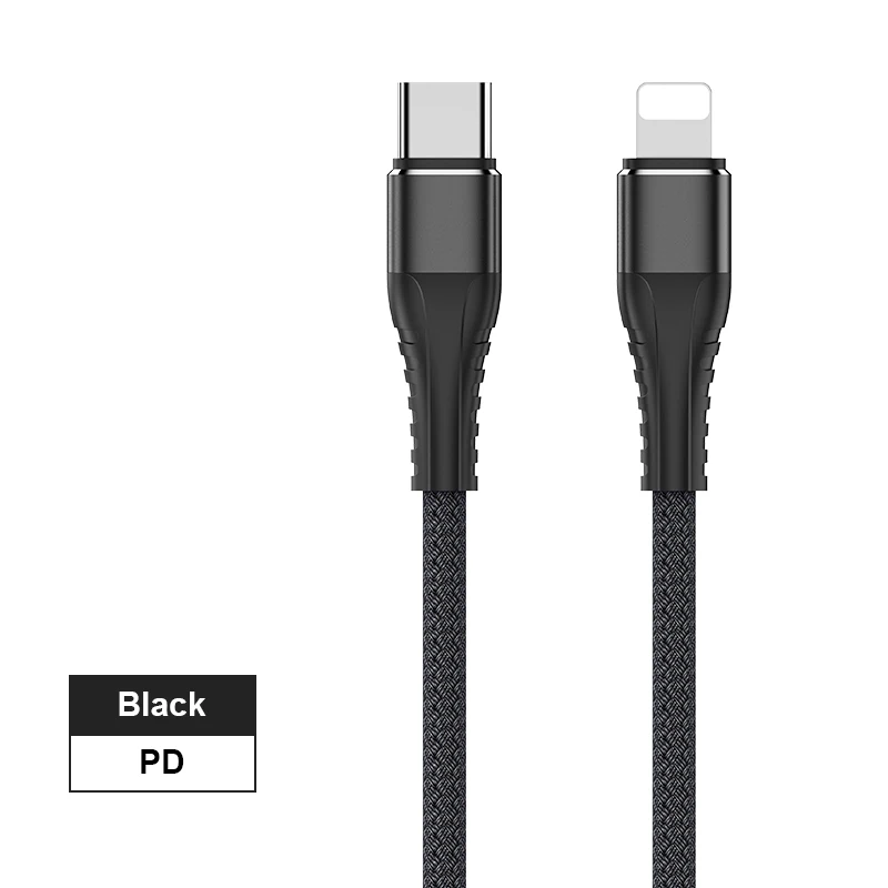 Hot Sale C to L PD 18W Fast Charging Cable Fast Transmission Data Cable Mobile Charging Data Cable Drop Shipping, Black / red
Hot Sale C to L PD 18W Fast Charging Cable Fast Transmission Data Cable Mobile Charging Data Cable Drop Shipping, Black / red
