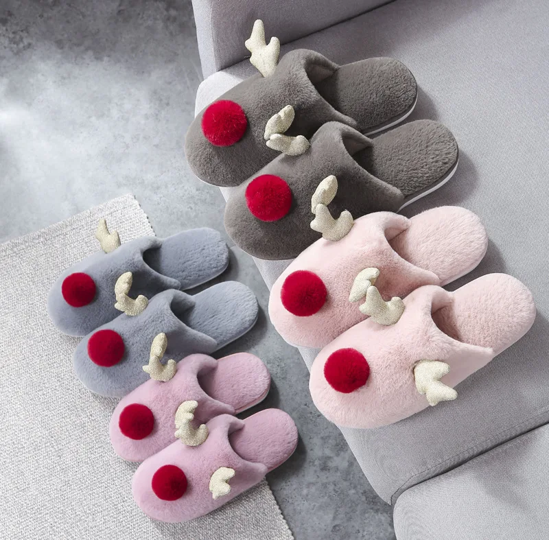 latest fashion female cute wholesale indoor house home furry Christmas deer winter women's slippers, Brown, pink, gray, purple
latest fashion female cute wholesale indoor house home furry Christmas deer winter women's slippers, Brown, pink, gray, purple