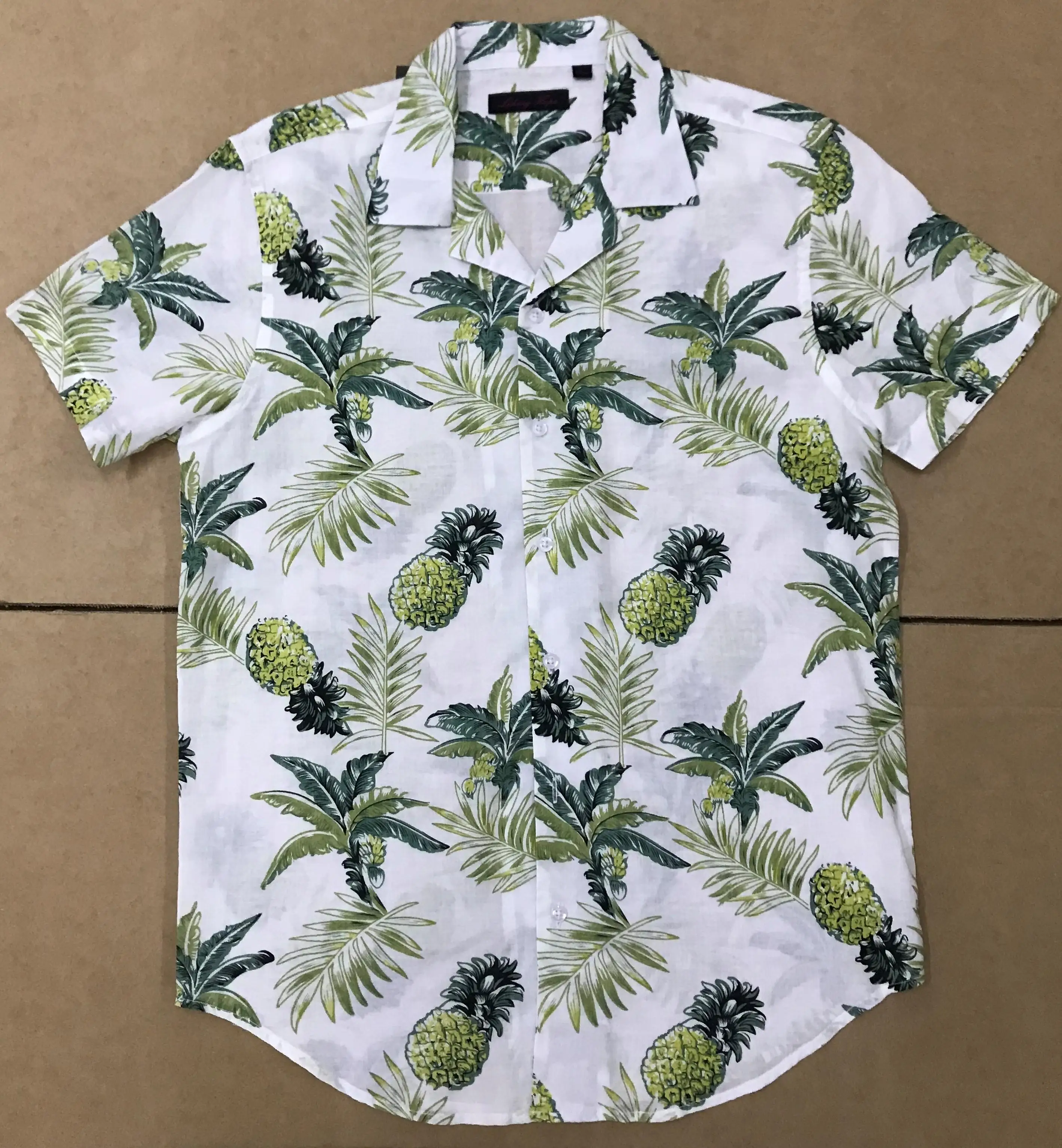 Yiwu Factory Fashion Beach Pineapple Printed Men Cotton Round Bottom Casual Shirts, Picture
Yiwu Factory Fashion Beach Pineapple Printed Men Cotton Round Bottom Casual Shirts, Picture