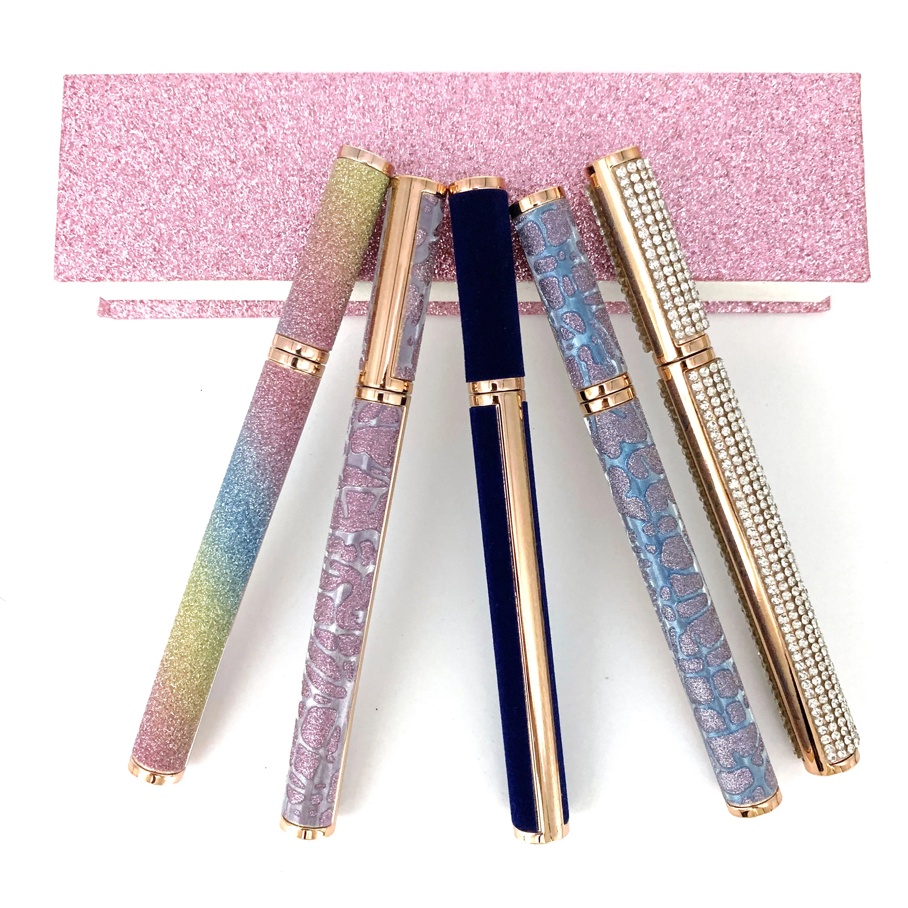 2021 New Tech Smooth write black brown clear color adhesive magic eyeliner pencil pen for full strip eyelashes beauty tools, Mixed colors 
2021 New Tech Smooth write black brown clear color adhesive magic eyeliner pencil pen for full strip eyelashes beauty tools, Mixed colors