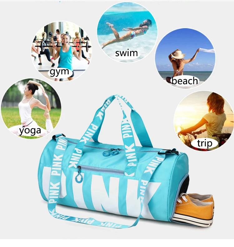 FREE SHIPPING customized logo large capacity pink duffle bags gym women waterproof sports travel bag, 5colors
FREE SHIPPING customized logo large capacity pink duffle bags gym women waterproof sports travel bag, 5colors