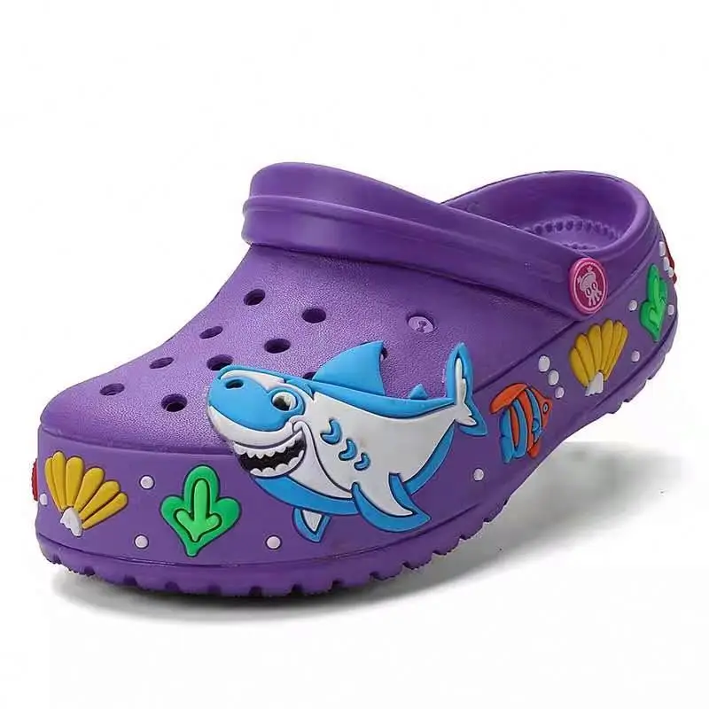 New Style Sandals For Children 2020 Rubber EVA Fashion Beach Garden Kids Girls Shoes With Holes Big Boys Clogs Sandals, Purple,blue,pink,yellow,gray, 
New Style Sandals For Children 2020 Rubber EVA Fashion Beach Garden Kids Girls Shoes With Holes Big Boys Clogs Sandals, Purple,blue,pink,yellow,gray,