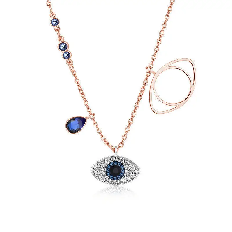Devil's Eye necklace crystal temperament necklace fashion jewelry women necklace 2020
Devil's Eye necklace crystal temperament necklace fashion jewelry women necklace 2020
