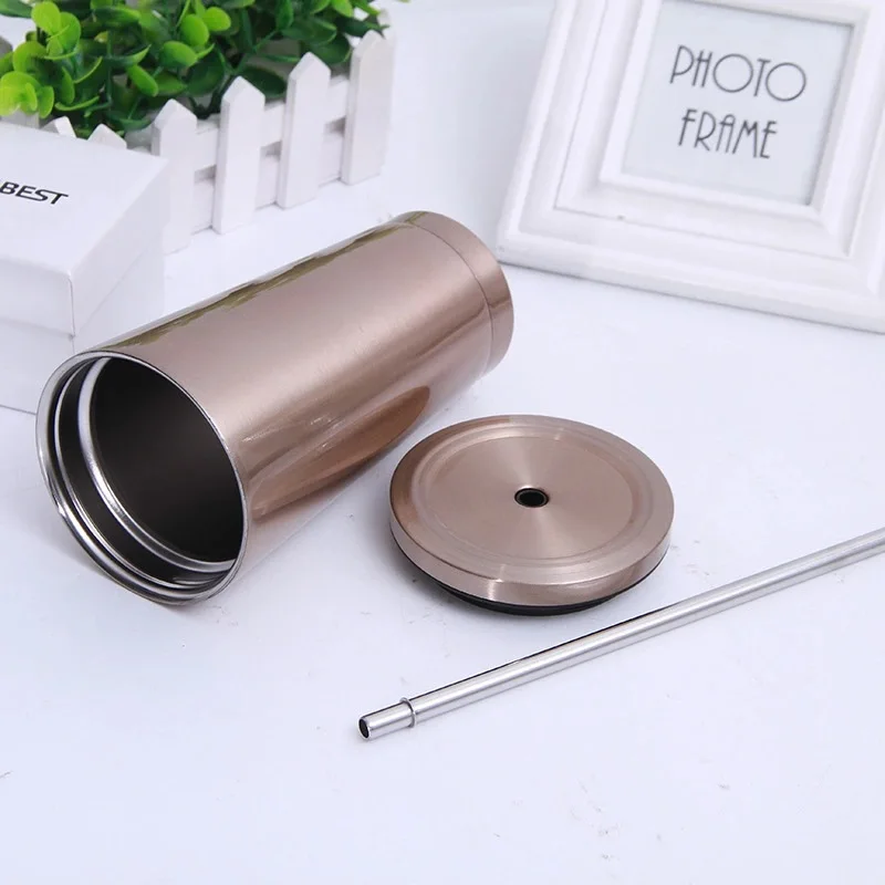 750ml Large Capacity Stainless Steel Straw Cup 20oz Wholesale Tumbler, Black blue silver customized
750ml Large Capacity Stainless Steel Straw Cup 20oz Wholesale Tumbler, Black blue silver customized