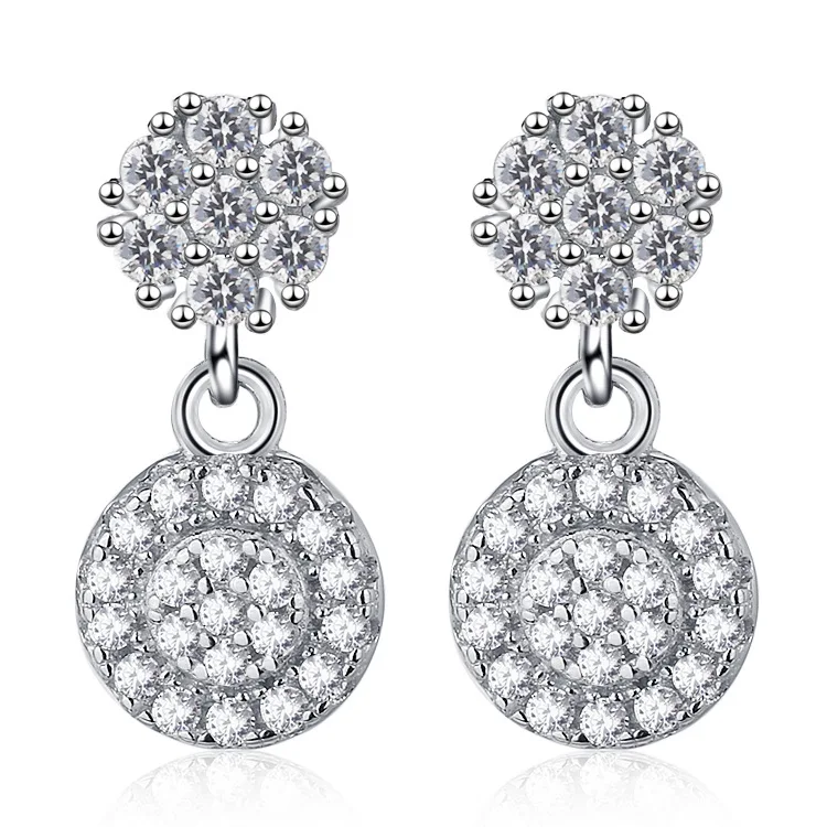 Fashion Cubic Zircon Earrings Silver Color Crystal Rhinestone Dangle Drop Earrings For Women Jewelry Gift
Fashion Cubic Zircon Earrings Silver Color Crystal Rhinestone Dangle Drop Earrings For Women Jewelry Gift