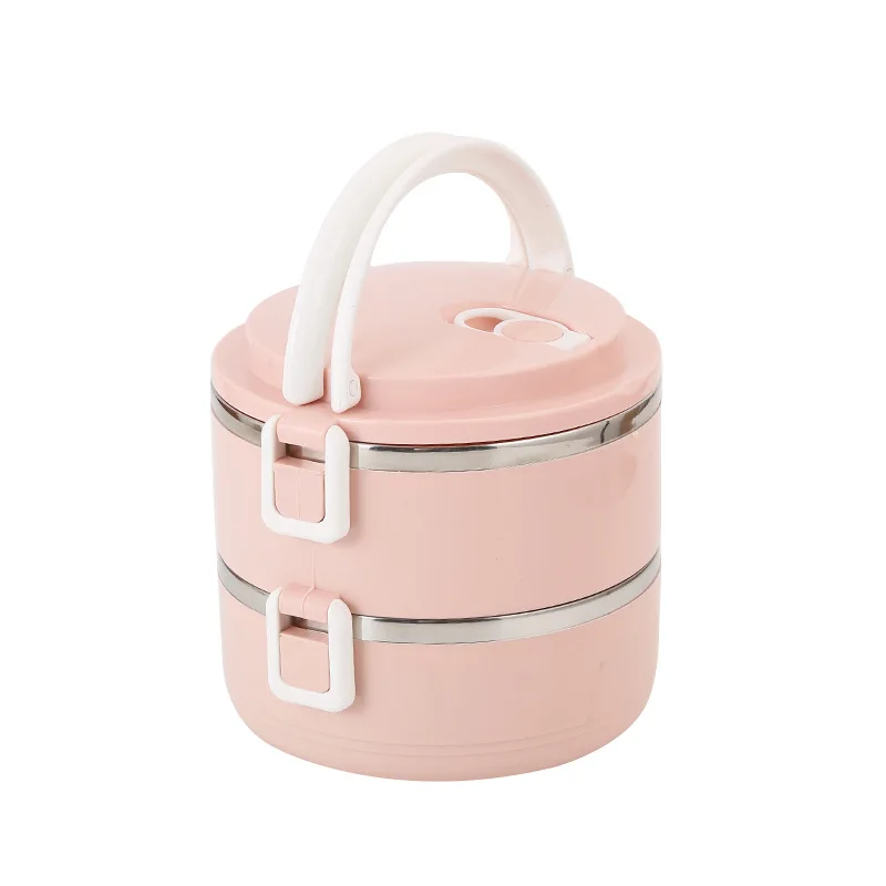 Hot sale portable round stainless steel bento box food container insulated lunch box
Hot sale portable round stainless steel bento box food container insulated lunch box