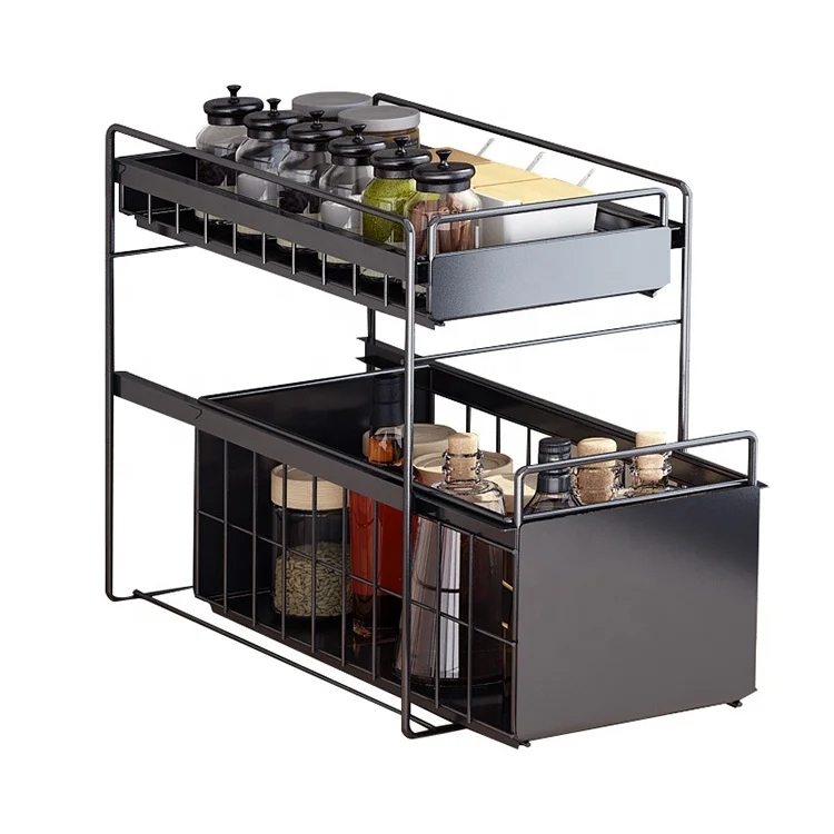 K&B customized kitchen bathroom drawer rack under sink multifunction storage rack under sink, Customized color
K&B customized kitchen bathroom drawer rack under sink multifunction storage rack under sink, Customized color