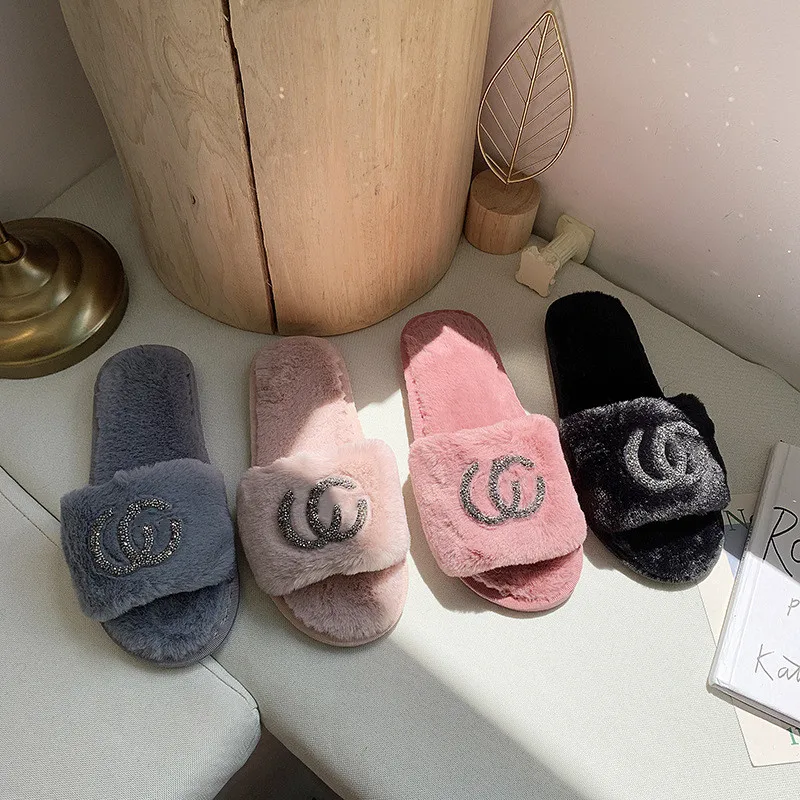 Wholesale Fashion Fur Slippers Women 2020 high quality comfortable house ny slippers for women, Picture color
Wholesale Fashion Fur Slippers Women 2020 high quality comfortable house ny slippers for women, Picture color