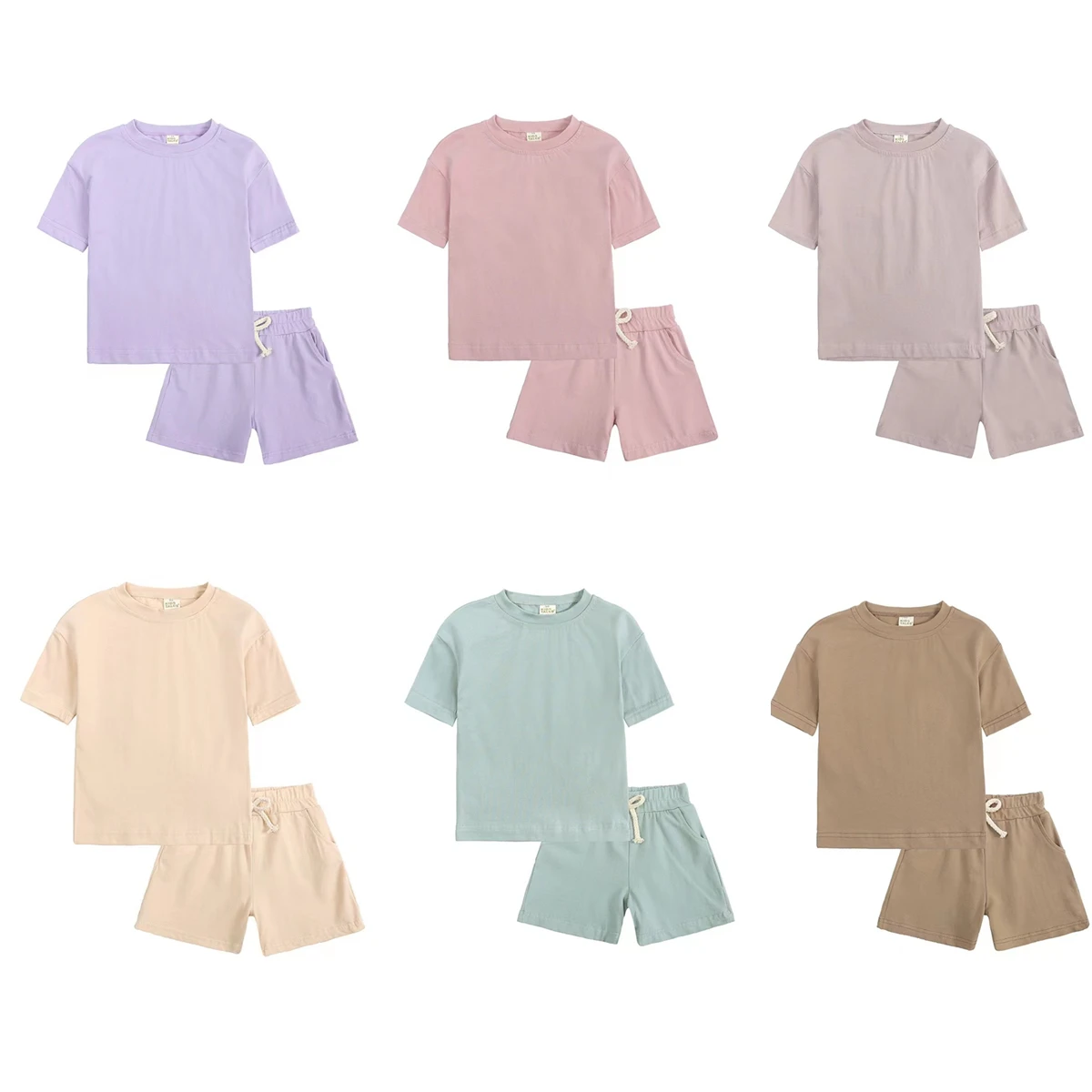 KTFS Kids Girls Outfits Fashions T-shirts Drawstring Shorts 2pcs Boys Clothing Sets Summer Children Tracksuits
KTFS Kids Girls Outfits Fashions T-shirts Drawstring Shorts 2pcs Boys Clothing Sets Summer Children Tracksuits