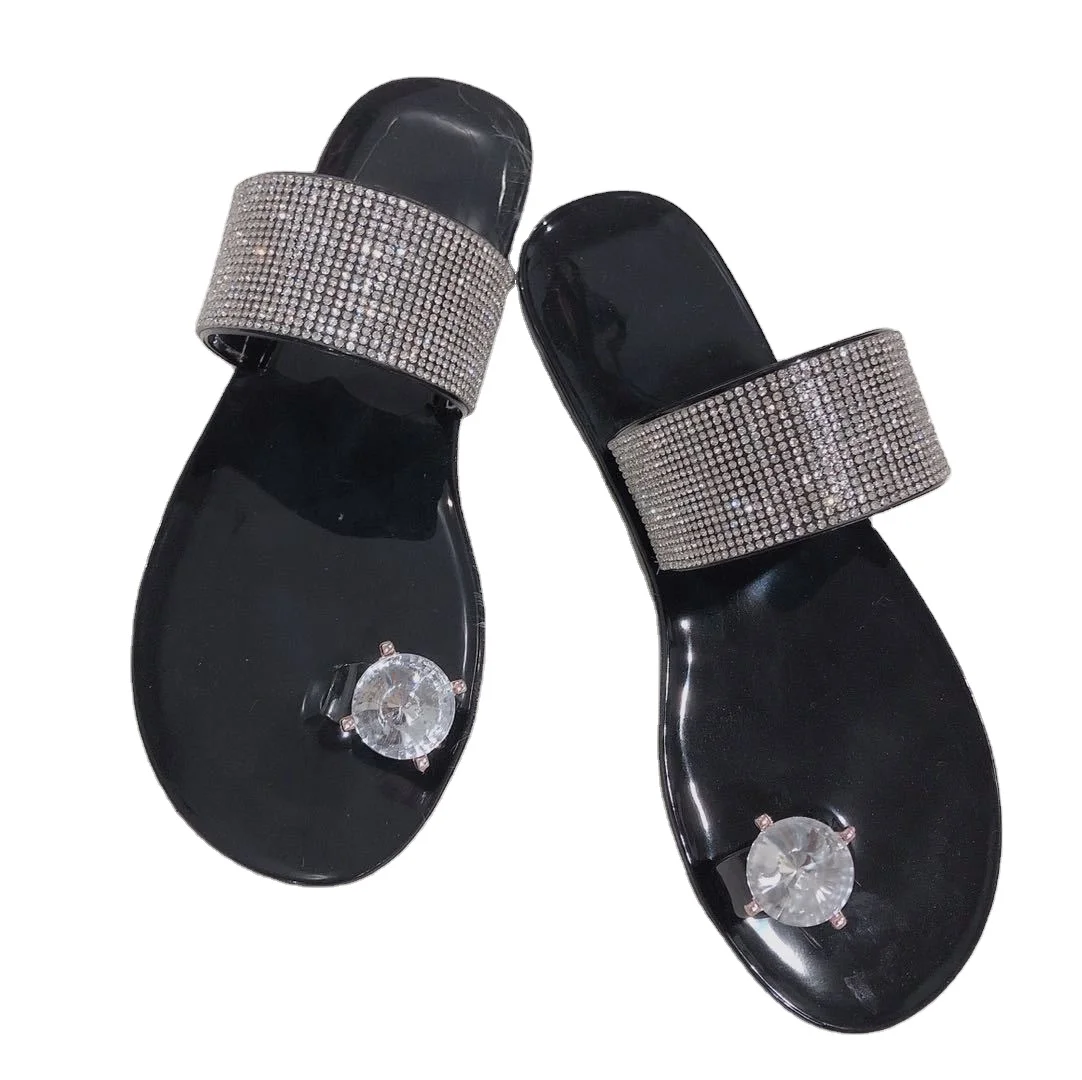 Custom Logo Women Flip Flop Slippers Sequined Diamond Sandals Flat Jelly Shoes Anti-Slip Plus Size Casual Lady Slippers
Custom Logo Women Flip Flop Slippers Sequined Diamond Sandals Flat Jelly Shoes Anti-Slip Plus Size Casual Lady Slippers