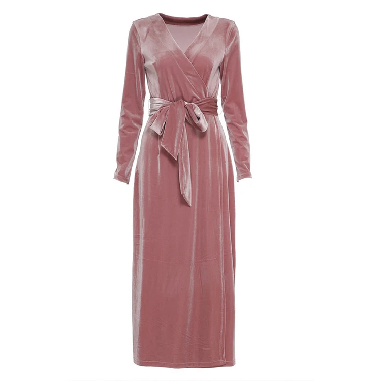 Elegant temperament velvet dress ladies casual banquet dress high quality spring and autumn women's dress, Pink(can be customized)
Elegant temperament velvet dress ladies casual banquet dress high quality spring and autumn women's dress, Pink(can be customized)