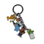 Epoxy Acrylic Charms Custom Plastic Metal Anime Kids Girls Cartoon Character Enamel Key Chain / Keychain