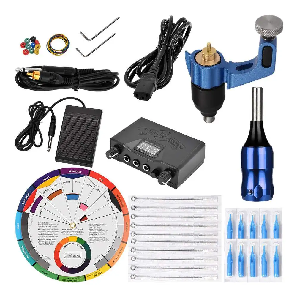 Tattoo Gun Power Supply Tattoo Kit Rotory Machine Tattoo Microneedle Professional Body Art
Tattoo Gun Power Supply Tattoo Kit Rotory Machine Tattoo Microneedle Professional Body Art