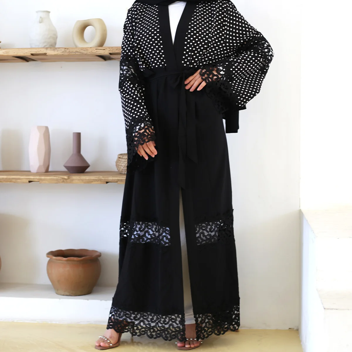 Fashionable Double-Layer Chiffon Long Sleeve Islamic Dress New Designs Dubai Muslim Abaya
Fashionable Double-Layer Chiffon Long Sleeve Islamic Dress New Designs Dubai Muslim Abaya