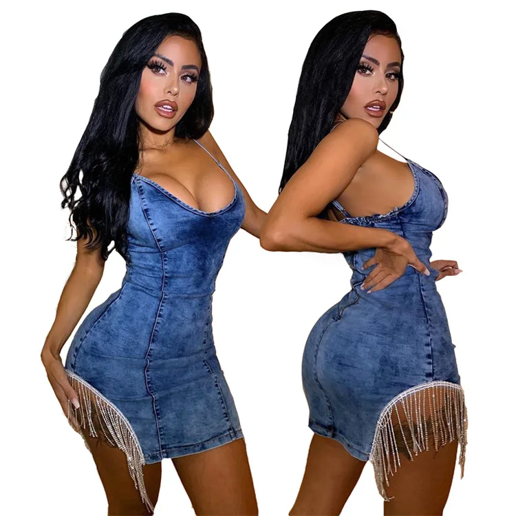 2021 Summer New Fashion Plus Size Women Tassels Tight Denim Ladies Dresses, Customized color
2021 Summer New Fashion Plus Size Women Tassels Tight Denim Ladies Dresses, Customized color