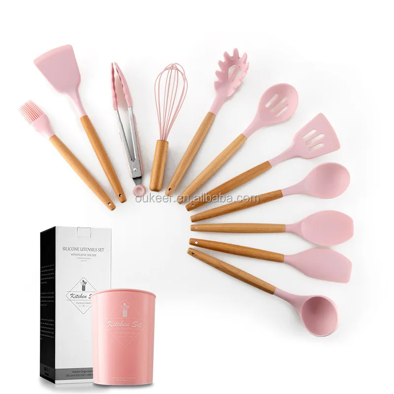Amazon Hot Selling 11 Piece Food Grade Silicone Kitchenware Set with Spatula Spoon Egg Beater, Light green
Amazon Hot Selling 11 Piece Food Grade Silicone Kitchenware Set with Spatula Spoon Egg Beater, Light green