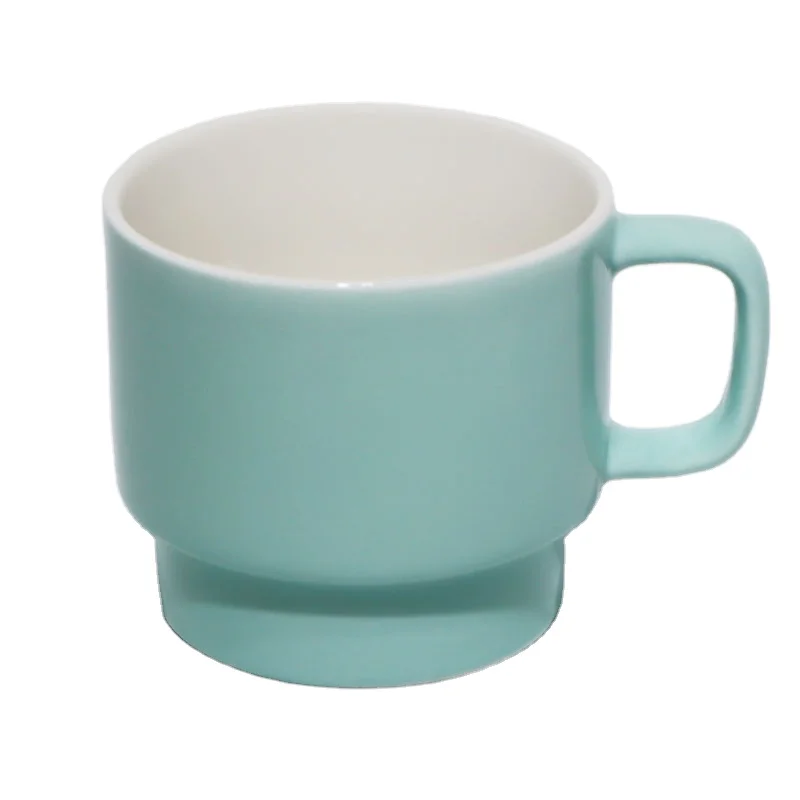 Best Quality Printing Logo Custom Shape Stackable Mug Personalized Ceramic Mug for Stock
Best Quality Printing Logo Custom Shape Stackable Mug Personalized Ceramic Mug for Stock