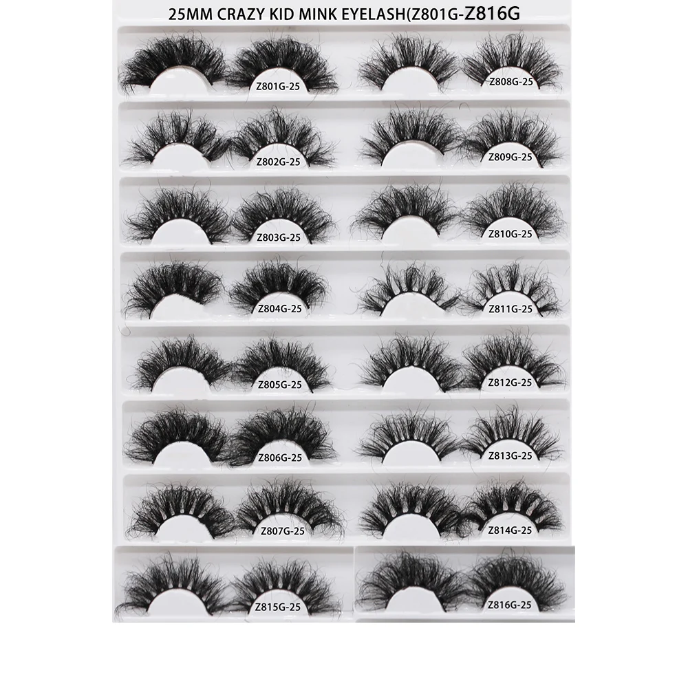 Z801G- Z816G wholesale natural fluffy 25mm 3d 100% mink luxury eyelashes vendor, Natural black
Z801G- Z816G wholesale natural fluffy 25mm 3d 100% mink luxury eyelashes vendor, Natural black