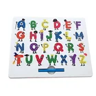 Creative Colorful Letter Magnetic Drawing Board With Magnetic Ball Magpad Magnetic English Alphabet Drawing Board