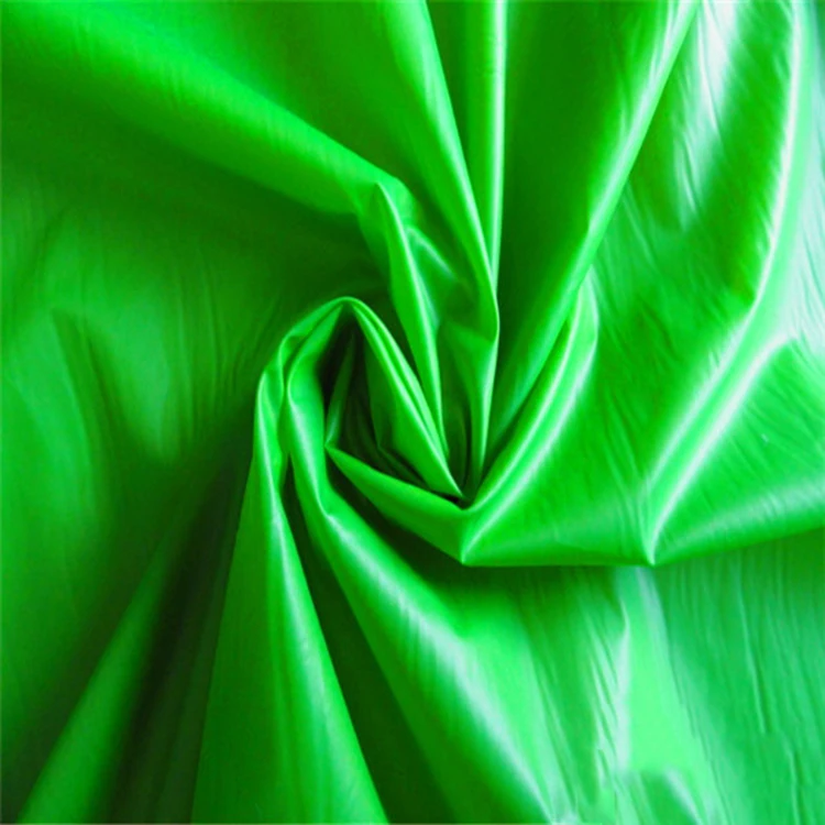 nylon taffeta fabric with silicone coating for jacket, soft hand feeling, eco-friendly shipping port shanghai