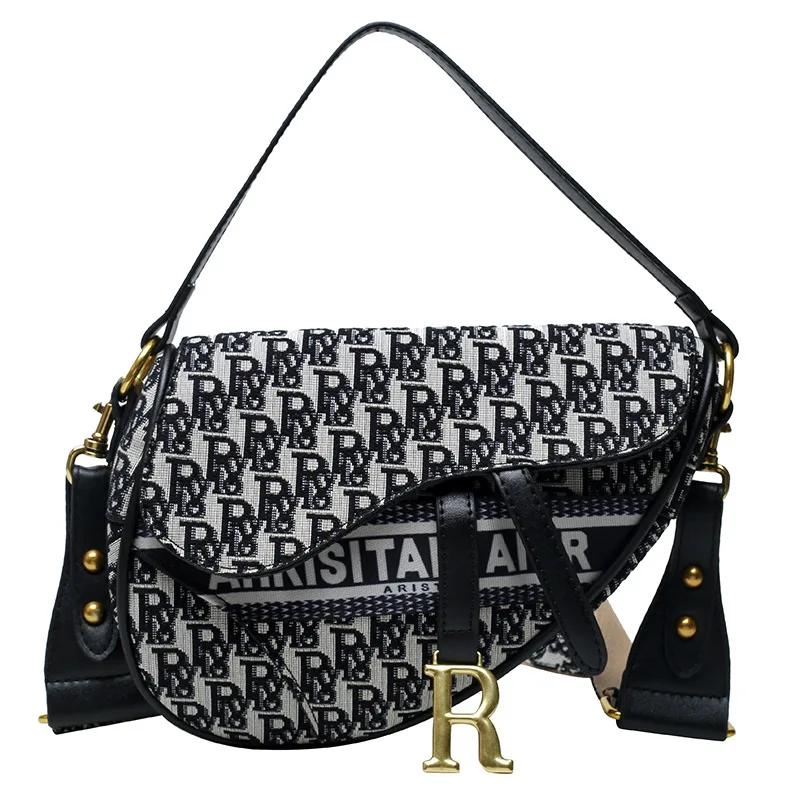 Fashion R Letter Tassel Jacquard PU Flap Closure Chic Women Saddle Crossbody Shoulder Bag Messenger Bag
Fashion R Letter Tassel Jacquard PU Flap Closure Chic Women Saddle Crossbody Shoulder Bag Messenger Bag