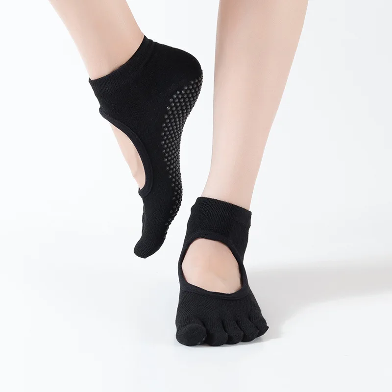 Hot Sale Knitted Solid High Stretch Pilates Ankle 5 Toe Anti-Slip Yoga Socks, Custom color
Hot Sale Knitted Solid High Stretch Pilates Ankle 5 Toe Anti-Slip Yoga Socks, Custom color