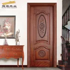 factory price door multi-layer conposite paint solid wooden door interior door
