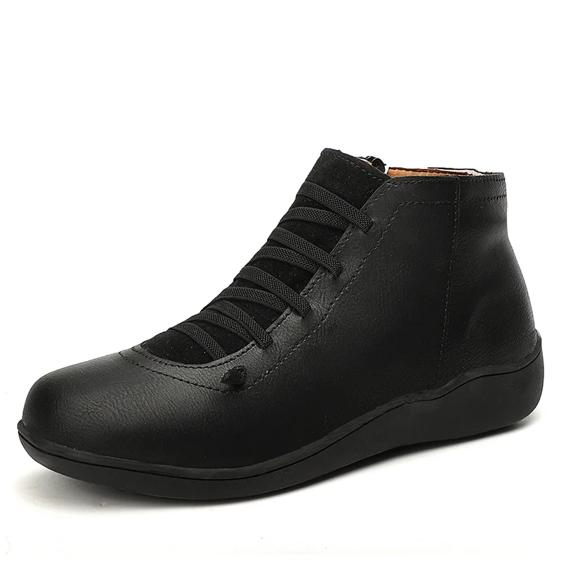 Outdoor Anti-Slip Ankle Boots Winter Snow Boots for Women Comfortable Warm Zipper Flat Platform Shoes
Outdoor Anti-Slip Ankle Boots Winter Snow Boots for Women Comfortable Warm Zipper Flat Platform Shoes