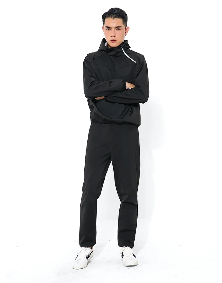 Wholesale Sauna Suit for Men with Hood Sweat Suit Workout Jacket and Pants Plus Size, Black
Wholesale Sauna Suit for Men with Hood Sweat Suit Workout Jacket and Pants Plus Size, Black