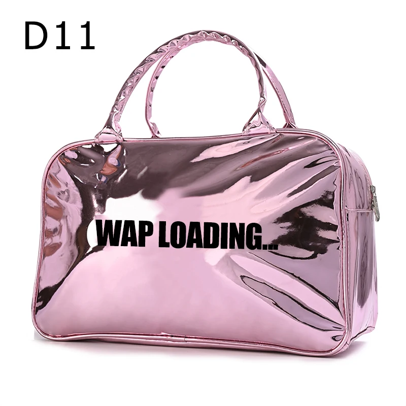 

pink spend da night bag overnight makeup sneaky link duffel handbags wap loading leather travel high quality Boutique hoe bags