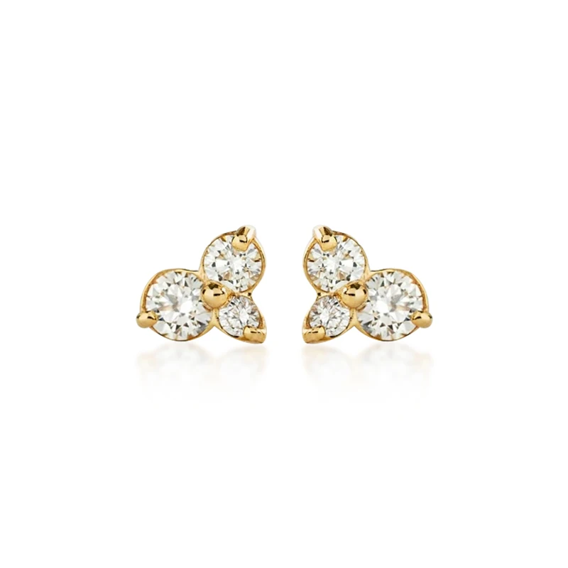 New Fashion Luxury S925 sterling silver simple ins personality triple diamond stud earrings for women
New Fashion Luxury S925 sterling silver simple ins personality triple diamond stud earrings for women