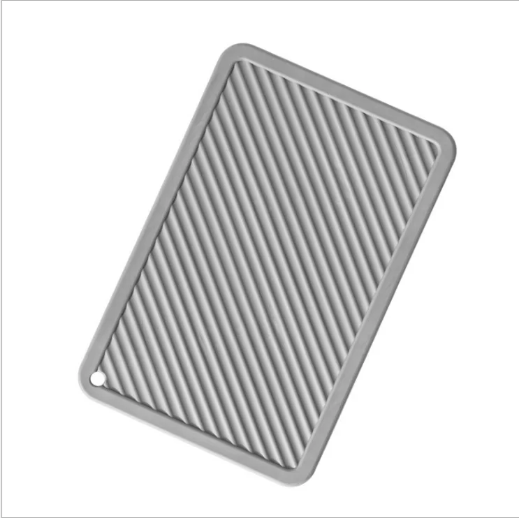 Silicone Dish Drying Mat and Protector for Kitchen Sinks - Ribbed Design - Non-Slip, Waterproof, Heat Resistant, Customized color
Silicone Dish Drying Mat and Protector for Kitchen Sinks - Ribbed Design - Non-Slip, Waterproof, Heat Resistant, Customized color