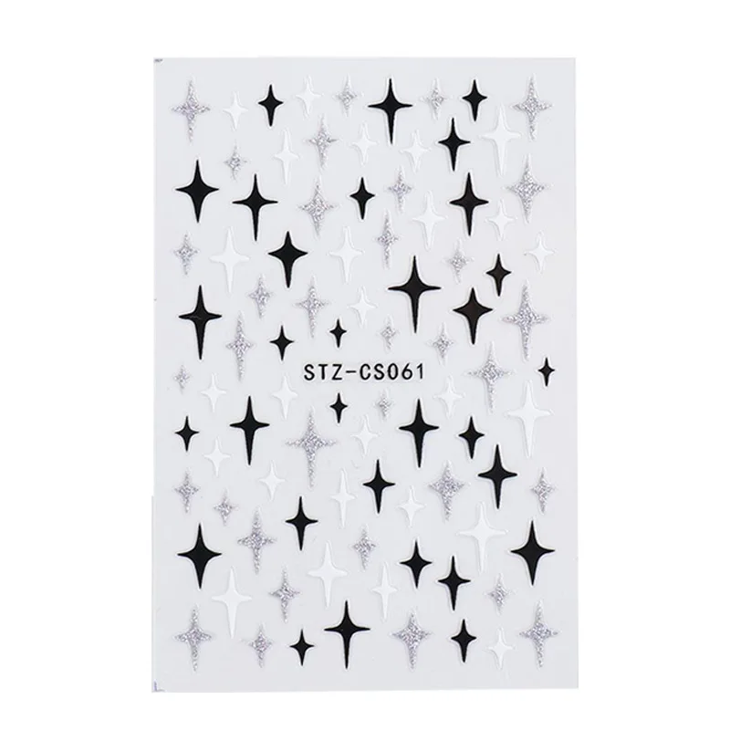 New Style 3d Cute Star Design Nail Foils Self-adhesive DIY Nail Sticker Decals Nail Art
New Style 3d Cute Star Design Nail Foils Self-adhesive DIY Nail Sticker Decals Nail Art
