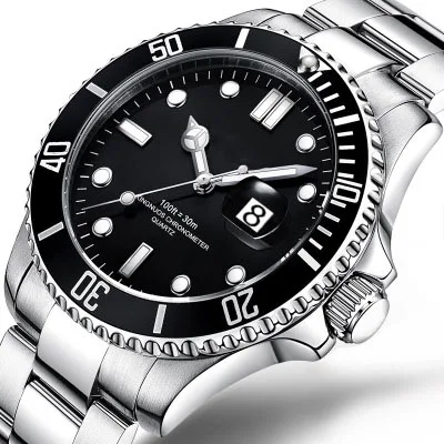 Black elegant quartz watch luxury men watch luminous water resist wristwatches, 6 colors
Black elegant quartz watch luxury men watch luminous water resist wristwatches, 6 colors