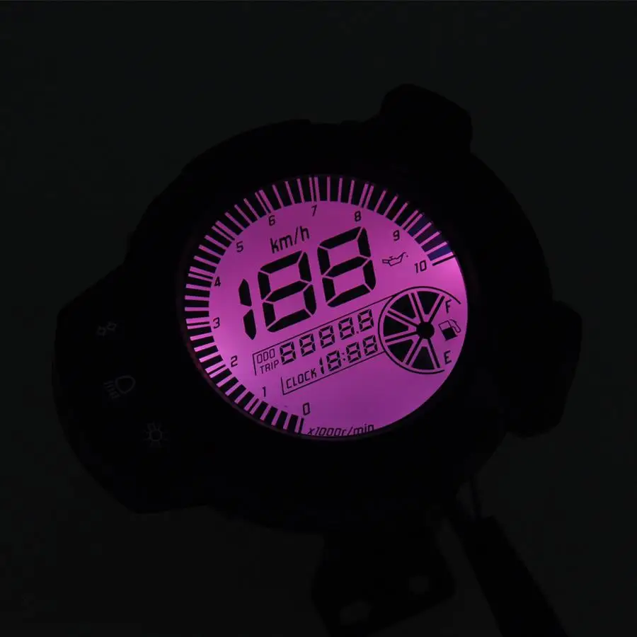7 Colors Motorcycle Digital Instrumentation Odometer Speedometer Tachometer Gauge Fit For Yamaha RXM BWS 125 Factory Direct Sale