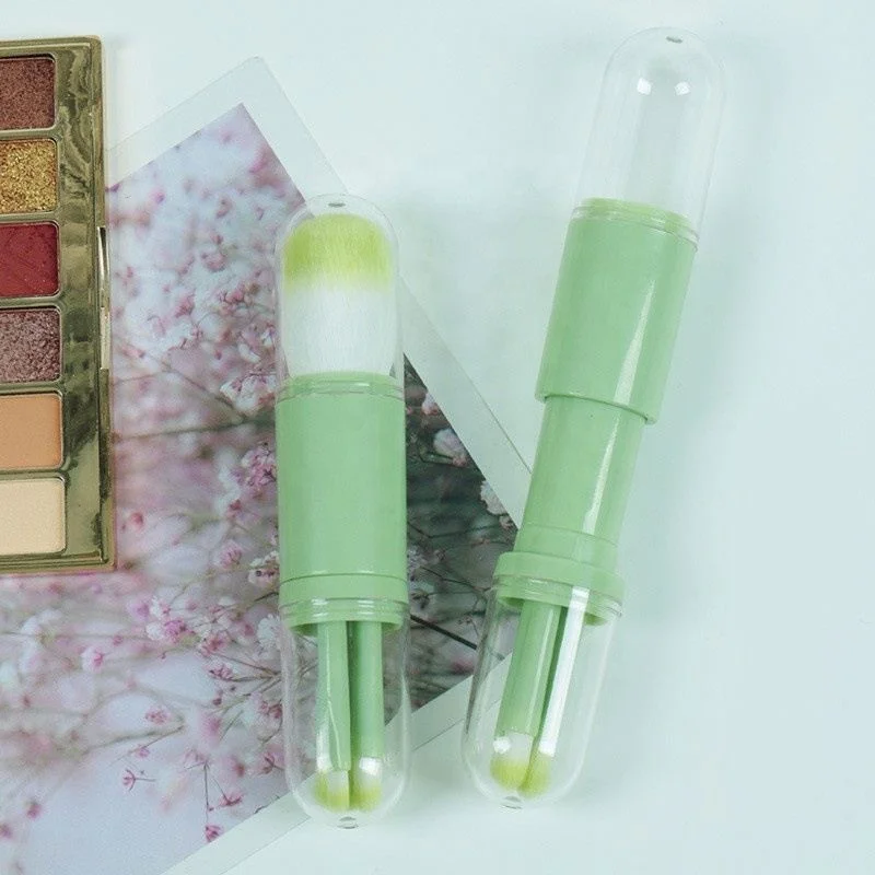Wholesale Avocado GreenMakeup Brush Set Portable Telescopic Makeup Brush 4 in 1 Eye Makeup Brush, Pics
Wholesale Avocado GreenMakeup Brush Set Portable Telescopic Makeup Brush 4 in 1 Eye Makeup Brush, Pics
