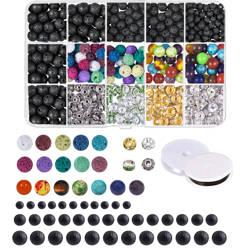 Wholesale DIY natural volcanic stone beads set polymer beaded handmade diy beads set for kids
Wholesale DIY natural volcanic stone beads set polymer beaded handmade diy beads set for kids
