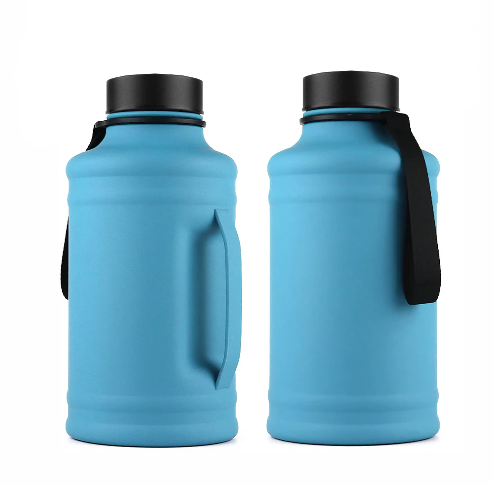 Bpa free 2.2L single wall stainless steel sports water bottle, Custom color
Bpa free 2.2L single wall stainless steel sports water bottle, Custom color